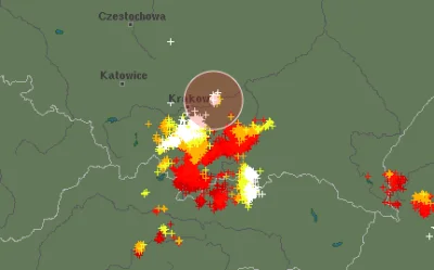 IdzieGrzesPrzezWies - Spokojnie, burza już zaczęła okrążać miasto
#krakow