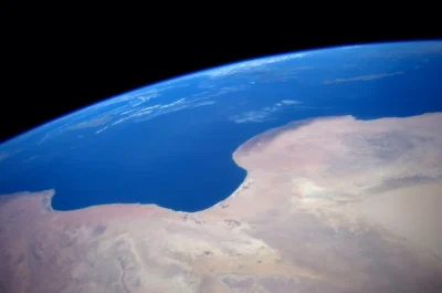 Badmadafakaa - Afryka i Morze Śródziemne. Zdjęcie z Międzynarodowej Stacji Kosmicznej...