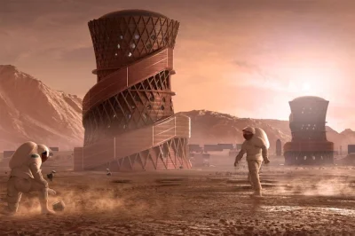 Montago - NASA wybrała trzy projekty budynków przyszłej kolonii na Marsie. 
Teraz po...