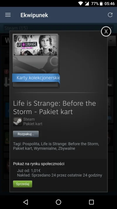 Formek - Wstaję sobie rano, a tu powiadomienie ze Steam XD
Otworzyć czy sprzedać lepi...