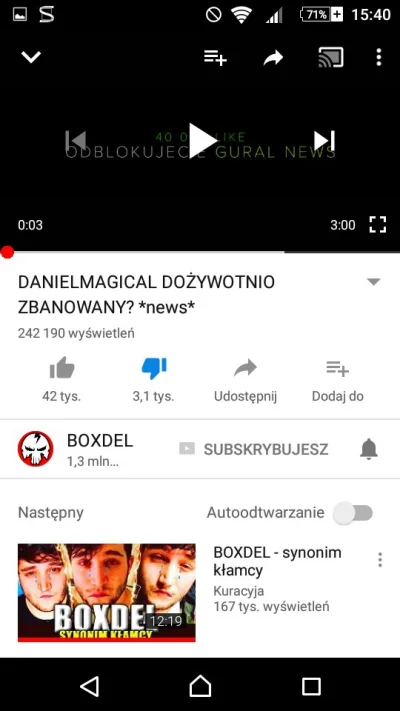 NextAndPrevious - Boxdel, co jest? Zwlekasz z filmikami. Wierni widzowie oczekują na ...