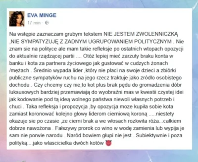 mopo - Jak nisko politycznie trzeba upaść, żeby jakaś tępa celebrytka była cię w stan...