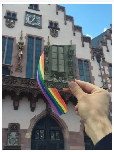 Mesk - Znak czasów. Kiedyś Hitler, dziś Gay Pride... #ciekawostki #niemcy #heheszki