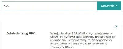 lunga - #upc asekuracyjnie wyświetla awarię tv w całym kraju dla każdego numeru klien...