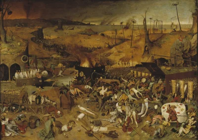 C.....l - #sztukanadzis

Pieter Bruegel, Triumf śmierci, 1562, olej na desce, 117 cm ...