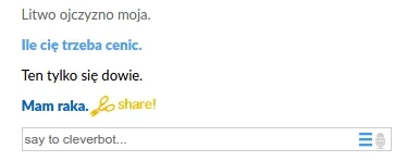 mateusza - #cleverbot