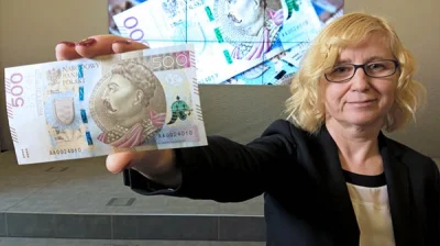 LaPetit - Jak już NBP prezentuje nowy banknot, to mogliby jakąś miłą oku kobietę wybr...