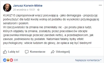 Ursa_Major - Hej korwiniątka, wygląda na to że #korwin wyrósł z korwinizmów xD
@RPG-...