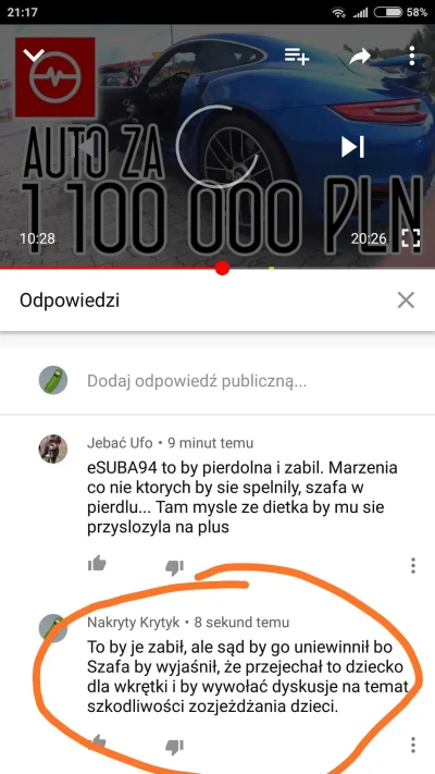 patrykoss - #mocnyvlog Ciekawe czy usunie mój komentarz