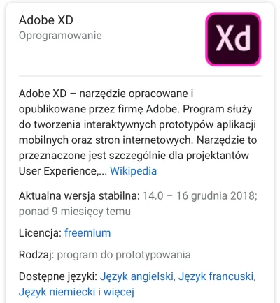 tejlor - @prosteraczej: Z tego wynika, że to Adobe XD już trochę funkcjonuje ( ͡°( ͡°...