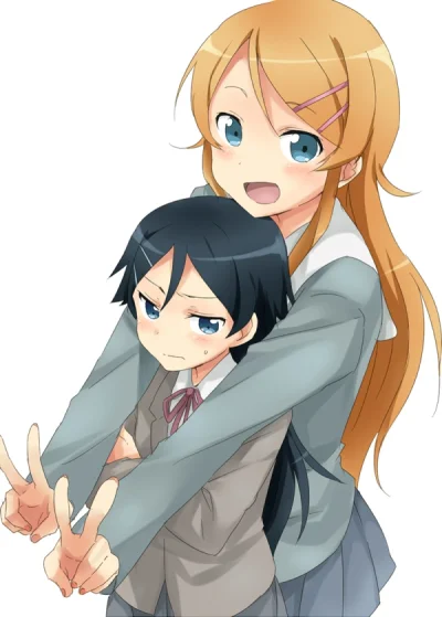 H.....e - #randomanimeshit #oreimo #kirino #kousakakyoske #genderswap