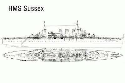 WzniescWiecejZigguratow - "Sussex spent 1944 in the Pacific, and covered operations i...