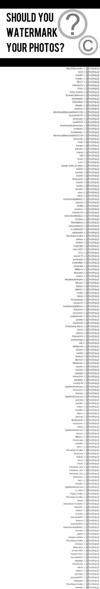 softenik - 842 - 1 = 841

#tysiacwatermarkow