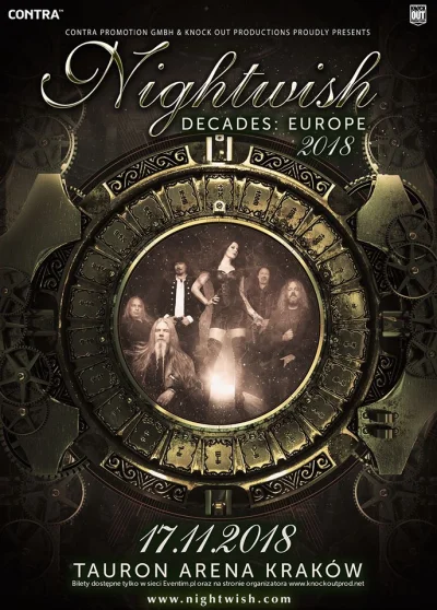 metalnewspl - Jedyny koncert Nightwish w Polsce. Zespół wystąpi w Krakowie

#nightw...