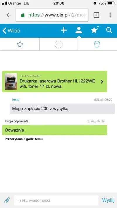 legitny_kocur - #januszeolx Dobrze odpisałem? Wystawiona za 330