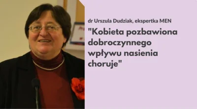 lewoprawo - Wiadomo, czy pomógł jej ten dobroczynny wpływ nasienia?