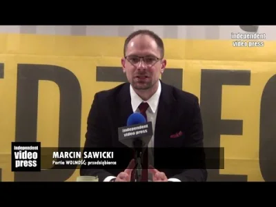 A.....o - Wolny rynek a życie codzienne - Marcin Sawicki (Partia Wolność) - 28.12.201...