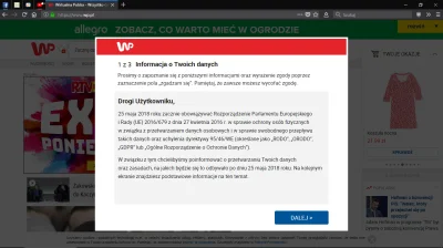 w.....z - W ogóle frajer ten kto kliknął "DALEJ" ja po prostu przestałem wchodzić na ...