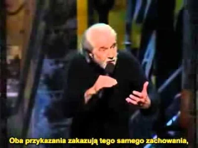 k.....n - George Carlin - 10 przykazan (Dlaczego jest tyle przykazań i jak może je zr...