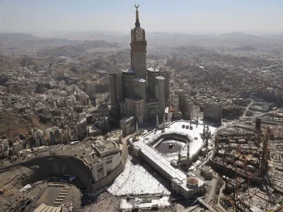 UlicznyPoeta - Mecca Royal Hotel Clock Tower (3. najwyższy budynek na świecie) przera...