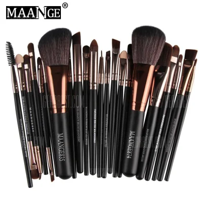 eternaljassie - 22 x Foundation Blush Eyebrow Lip Makeup Brushes w dobrej cenie. Tera...