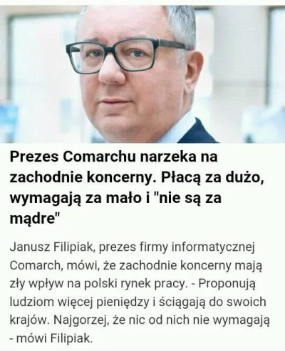 yosoymateoelfeo - > Po pierwsze, ich firmy mają wysoką kulturę biznesu i działają z t...