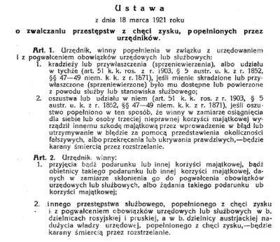 Wilq90 - @XcichociemnyX: Może poniższy sposób z 1921 r. na zwalczanie korupcji w urzę...