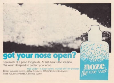 F.....g - ---> #frillmag <---

Let it snow: 22 bezwstydne reklamy kokainy z lat 70'...
