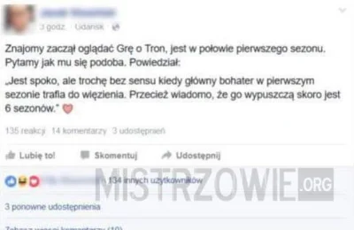 ipkis123 - I za to lubię Grę o tron. Nigdy nie wiesz kto zginie... A jeśli zginie to ...