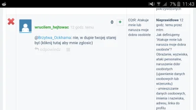 B.....a - Rozumiem, że moderacja nie rozumie co to atakowanie? Halo @Moderacja i @a__...