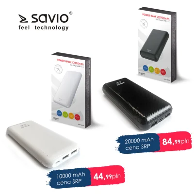 SAVIO_multimedia - Zgodnie z Waszą decyzją Power Bank 10000mAh Savio BA-02 leci na ko...