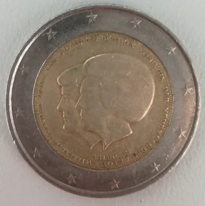 okolicznosciowy - Dziś trafiła mi się monetka okolicznościowa z Holandii z rocznika 2...