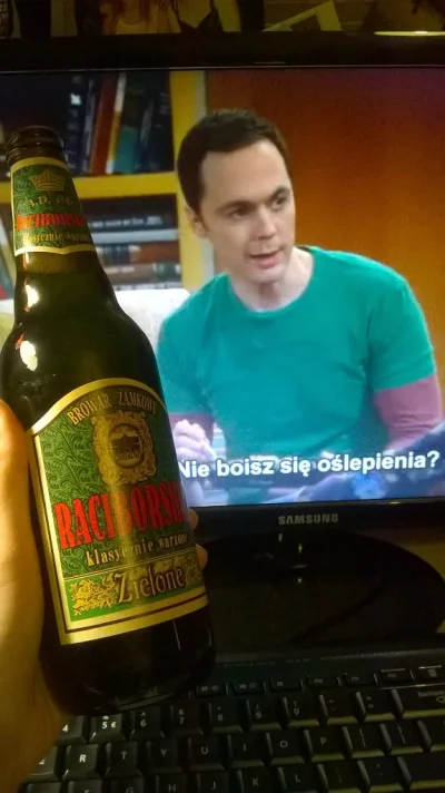 wawrzyn1313 - Zielone raciborskie towarzyszy mi podczas oglądania nowego odcinka #big...