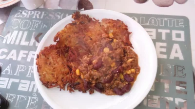 nexpo - Placki ziemniaczane z chili con carne, szanujesz-plusujesz:) 
#gzw #gotujzwyk...