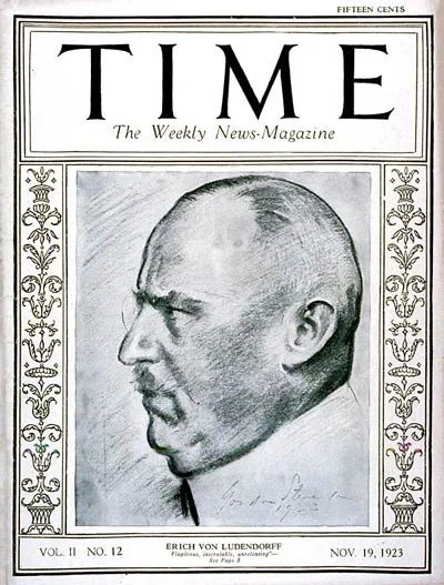 nexiplexi - Okładki Time'a
Erich von Ludendorff - 19 XI 1923
#historia #ciekawostki...