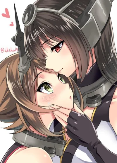 BlackReven - #randomanimeshit #dkshal9 #kantaicollection #mutsu #nagato #yuri