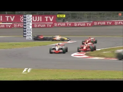 M.....4 - Pan kierowca z 6 na 1 miejsce po starcie (｡◕‿‿◕｡) #f1 #kubica