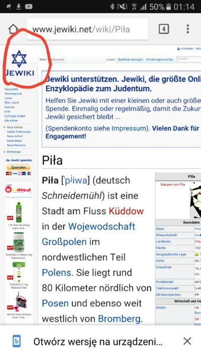 pogop - Szukaj sobie informacji o swoim mieście w innych językach. Wtem! Jew wiki XD ...