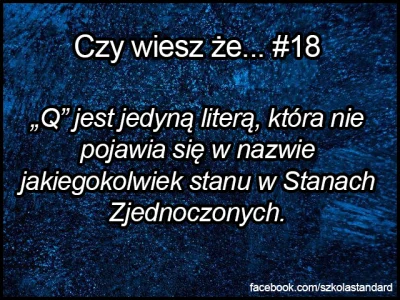 PalNick - #szkolastandard

Oczywiście bierzmy tutaj pod uwagę litery z angielskiego...