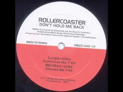 tasiorowski - Rollercoaster - Don't Hold Me Back (Klubbheads Mix) 

#elektroniczna2...