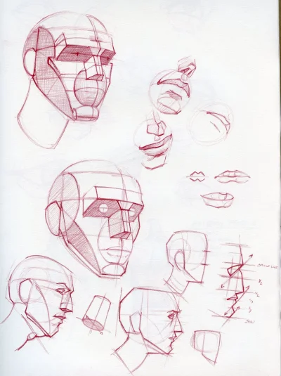zupazkasztana - @Goryptic: Weź sobie przeczytaj rozdział o twarzach z Figure Drawing ...