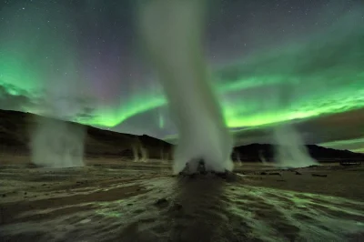 s.....w - Noc w aktywnej geotermalne północno-wschodniej Islandii.

Źródło: Stéphane ...
