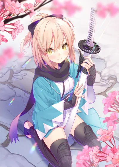 LlamaRzr - #randomanimeshit #fate #fategrandorder #kohaace #saber #sakurasaber #okita...