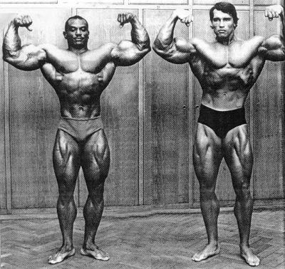 Tapirro - Cześć, jestem Sergio Oliva, ważę 106kg i mam 71cm w pasie. Obok mój kolega ...