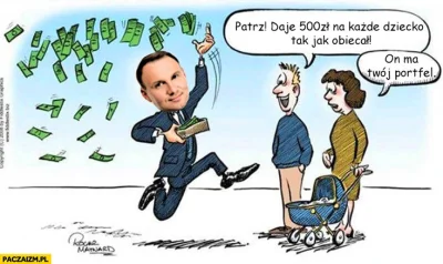 Wynoszony - Szanowny Prezydent na temat 500+
 To pierwsza sytuacja od wielu lat, gdy ...