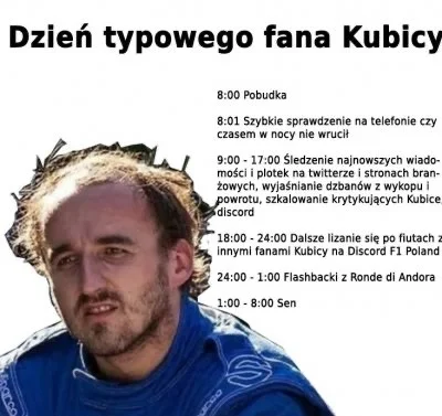 c.....i - Pobudka najmilsi, zaczynamy zabawę od początku


#f1 #kubica #powrutcontent