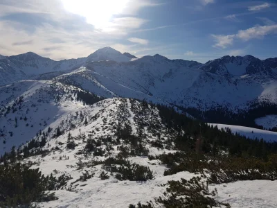 mlodyfubu - Taka pogogda była wczoraj na Grzesiu #tatry #gory #grzes #trekking #zima