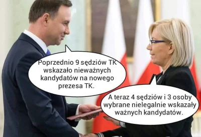 k1fl0w - Pierwszy "wyrok" TK ogłoszony od czasu powołania sędzi Julii Przyłębskiej na...
