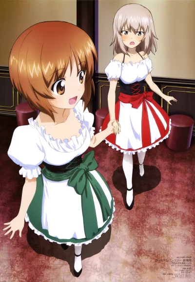 kedzior1916 - #randomanimeshit #girlsundpanzer #erikaitsumi #mihonishizumi #maid @Nya...