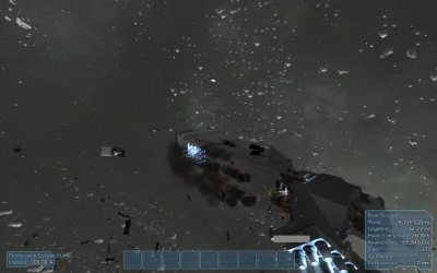 kunajk - Katastrofa kosmiczna w grze Space engineers #gry #spaceengineers